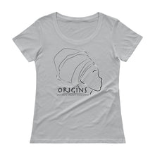 Load image into Gallery viewer, Black - Origins Lady  Scoop Neck T 1