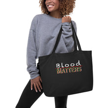 Load image into Gallery viewer, White - Bloodline Matters Large Tote Bag