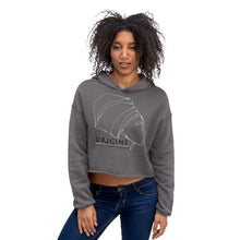 Load image into Gallery viewer, Black - Crop  Origins Hoodie 1