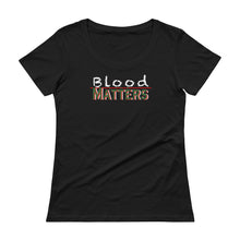 Load image into Gallery viewer, White - Bloodline Matters T Scoopneck 1