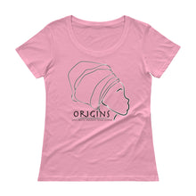 Load image into Gallery viewer, Black - Origins Lady  Scoop Neck T 1