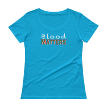 Load image into Gallery viewer, White - Bloodline Matters T Scoopneck 1