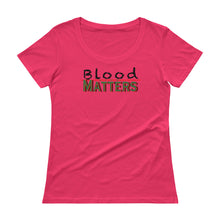 Load image into Gallery viewer, Black - Bloodline Matters  Scoop Neck T 1