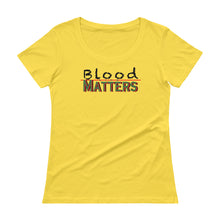 Load image into Gallery viewer, Black - Bloodline Matters  Scoop Neck T 1