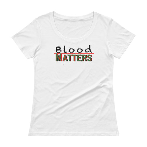 Black - Bloodline Matters  Scoop Neck T 1