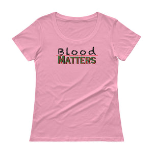 Black - Bloodline Matters  Scoop Neck T 1