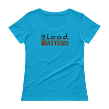 Load image into Gallery viewer, Black - Bloodline Matters  Scoop Neck T 1