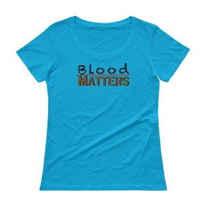 Black - Bloodline Matters  Scoop Neck T 1